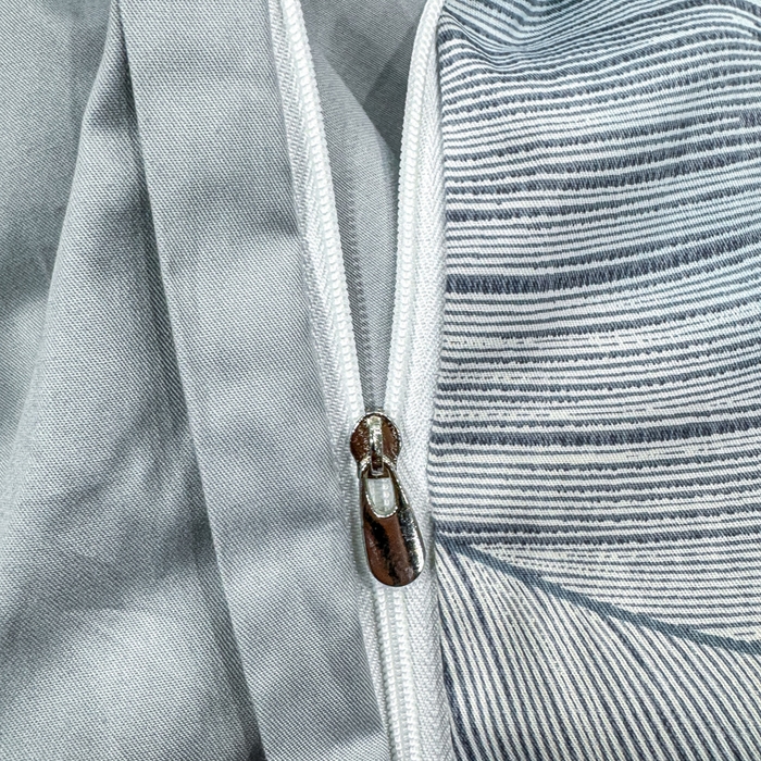 91家纺网 家纺一手货源 找家纺 红日子纺织品 2025新款50s全棉纯棉印花四件套 羽蓝