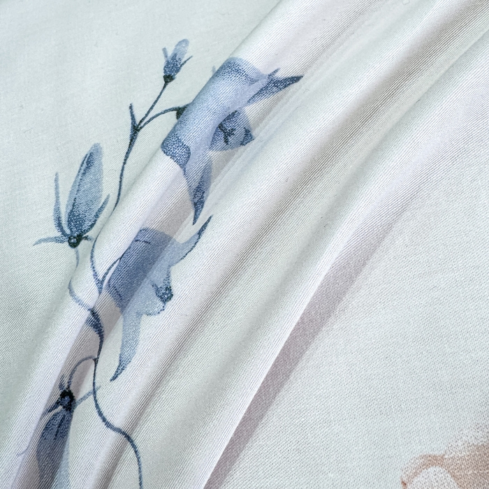 91家纺网 家纺一手货源 找家纺 红日子纺织品 2025新款50s全棉纯棉印花四件套 竹卿-灰