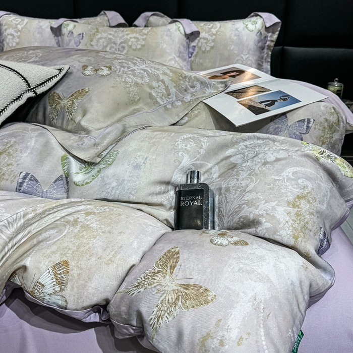 91家纺网 家纺一手货源 找家纺 （总）红日子纺织品 2025新款亲肤舒适莱赛尔天丝四件套