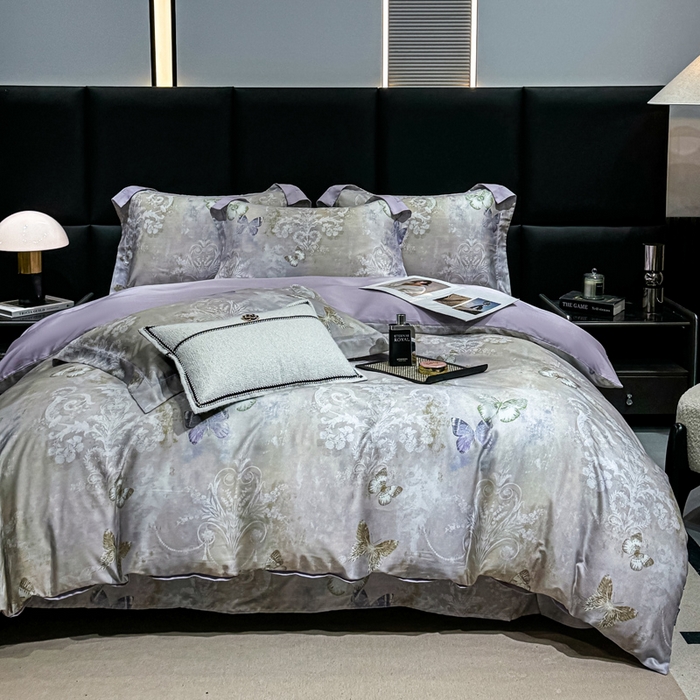 91家纺网 家纺一手货源 找家纺 （总）红日子纺织品 2025新款亲肤舒适莱赛尔天丝四件套