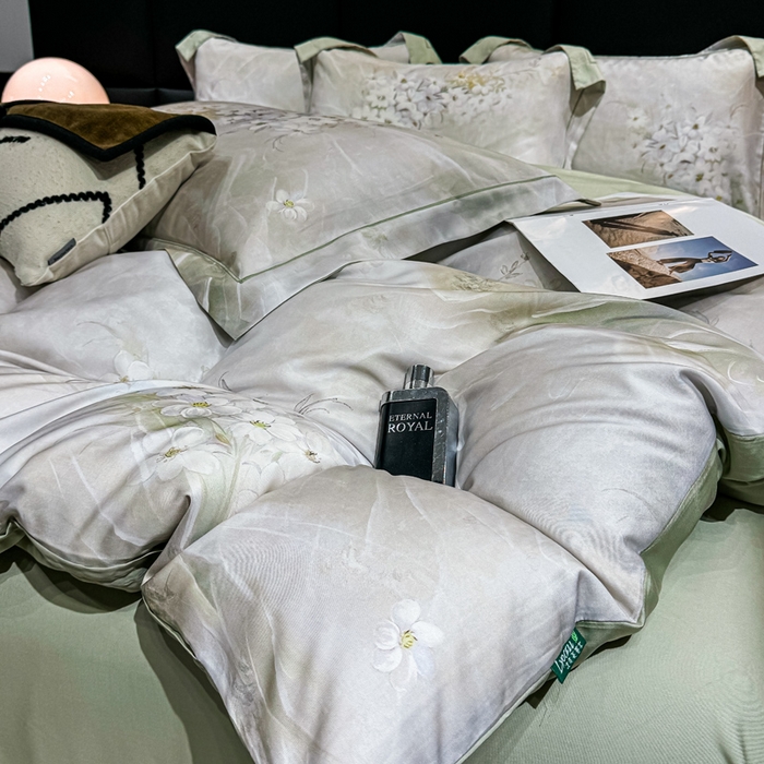 91家纺网 家纺一手货源 找家纺 （总）红日子纺织品 2025新款亲肤舒适莱赛尔天丝四件套