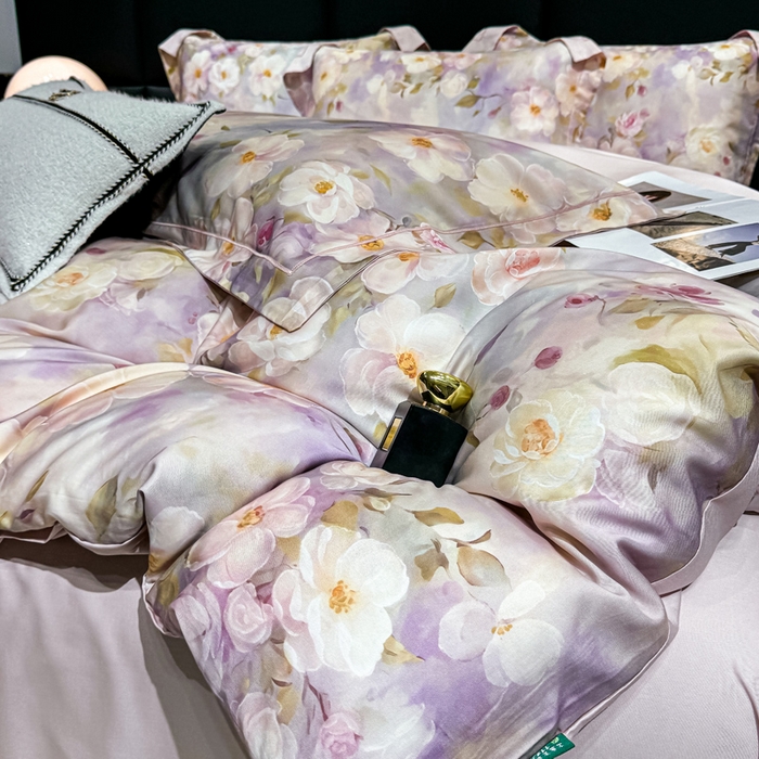 91家纺网 家纺一手货源 找家纺 （总）红日子纺织品 2025新款亲肤舒适莱赛尔天丝四件套