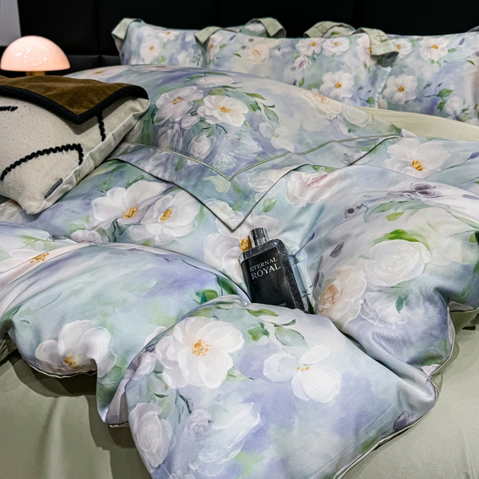 91家纺网 家纺一手货源 找家纺 （总）红日子纺织品 2025新款亲肤舒适莱赛尔天丝四件套