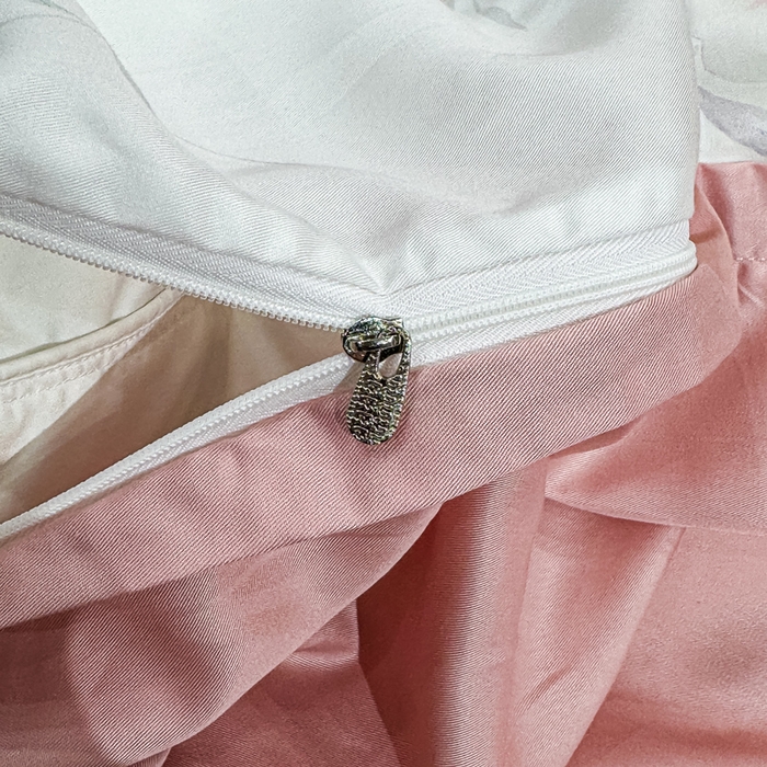 91家纺网 家纺一手货源 找家纺 红日子纺织品 2025新款亲肤舒适莱赛尔天丝四件套 花朝花慕-红