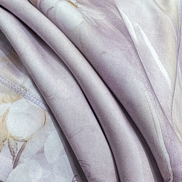 91家纺网 家纺一手货源 找家纺 红日子纺织品 2025新款亲肤舒适莱赛尔天丝四件套 江南烟雨-紫