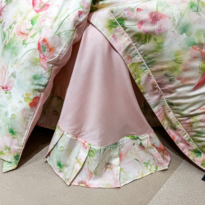 91家纺网 家纺一手货源 找家纺 红日子纺织品 2025新款亲肤舒适莱赛尔天丝四件套 若柠