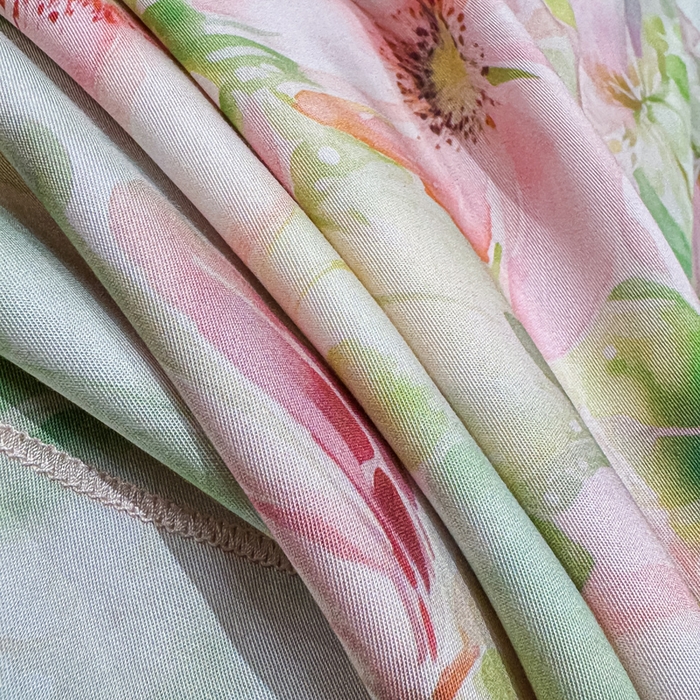 91家纺网 家纺一手货源 找家纺 红日子纺织品 2025新款亲肤舒适莱赛尔天丝四件套 若柠