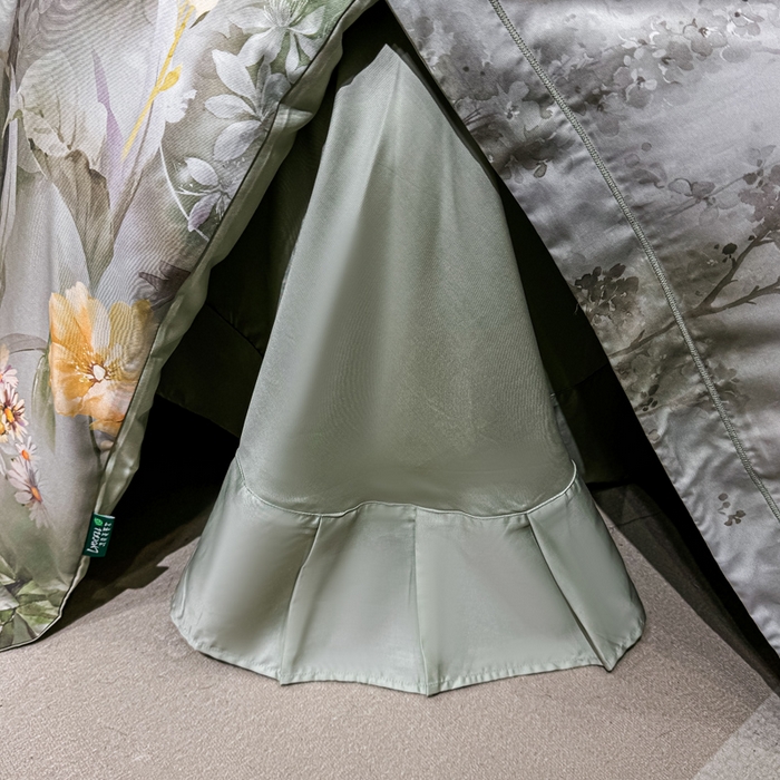 91家纺网 家纺一手货源 找家纺 红日子纺织品 2025新款亲肤舒适莱赛尔天丝四件套 森林来信