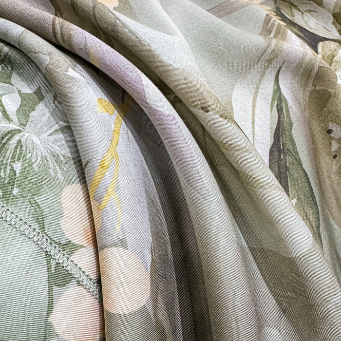 91家纺网 家纺一手货源 找家纺 红日子纺织品 2025新款亲肤舒适莱赛尔天丝四件套 森林来信