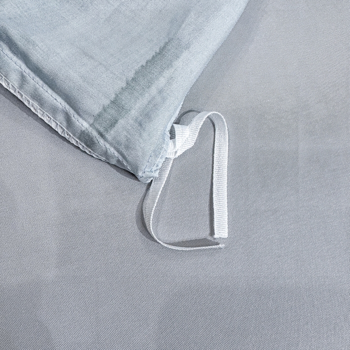 91家纺网 家纺一手货源 找家纺 红日子纺织品 2025新款亲肤舒适莱赛尔天丝四件套 香芷格-蓝