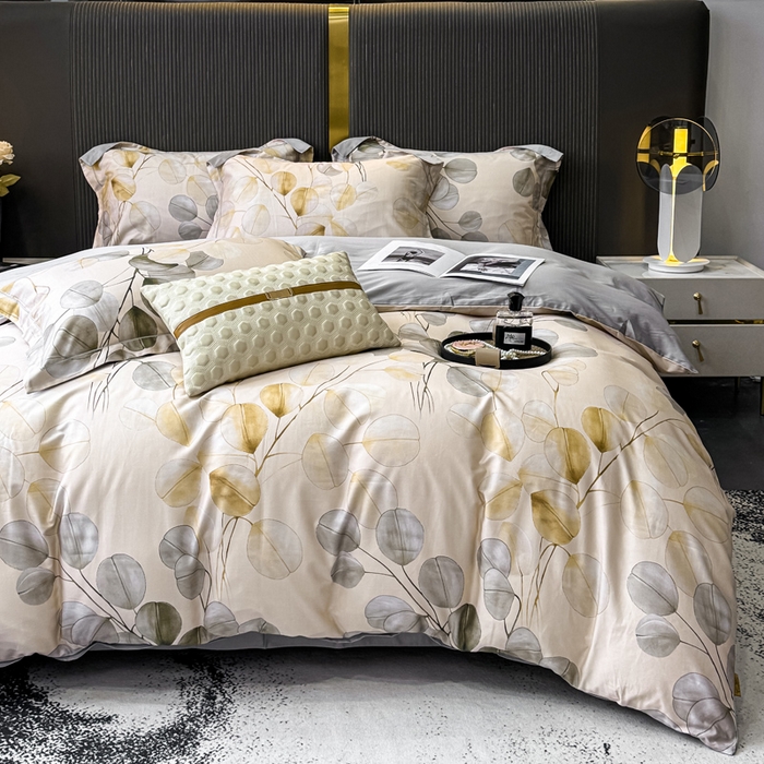 91家纺网 家纺一手货源 找家纺 （总）红日子纺织品 2025新款60s长绒棉纯棉贡缎印花四件套