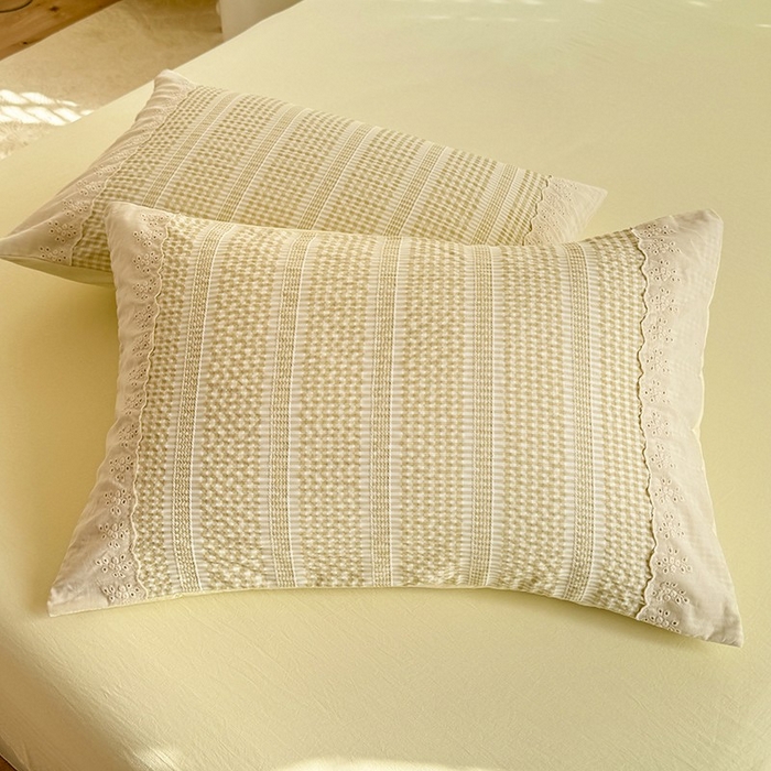 91家纺网 家纺一手货源 找家纺 大麦家纺 2025新款泡泡棉夏被夏凉被空调被夏被四件套-乐芙 乐芙-黄