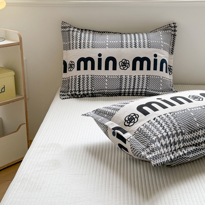 91家纺网 家纺一手货源 找家纺 梵朴 2025新款原棉老粗布床单凉席席子三件套 米兰