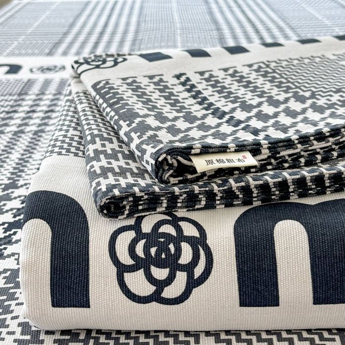 91家纺网 家纺一手货源 找家纺 梵朴 2025新款原棉老粗布床单凉席席子三件套 米兰