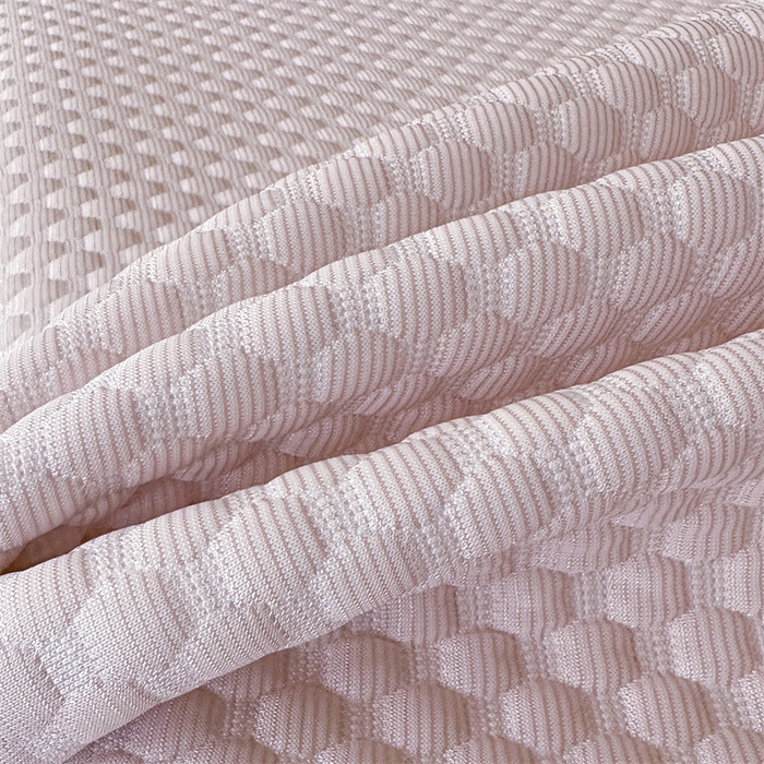 91家纺网 家纺一手货源 找家纺 笙意家纺 2025新款A类豆豆凉感软席席子凉席-赫拉 夏至-清新粉