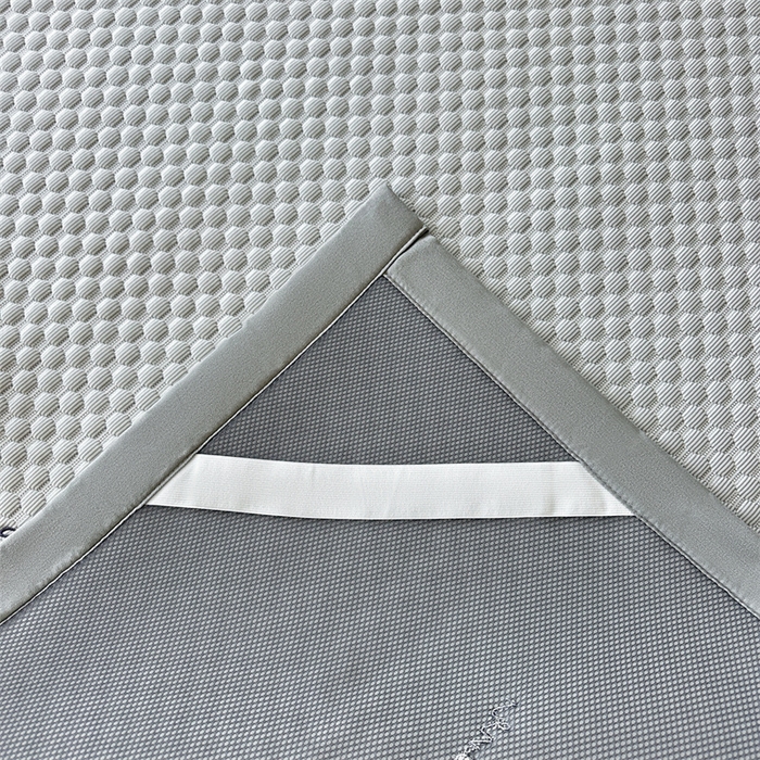 91家纺网 家纺一手货源 找家纺 笙意家纺 2025新款A类豆豆凉感软席席子凉席-赫拉 赫拉-淡雅灰