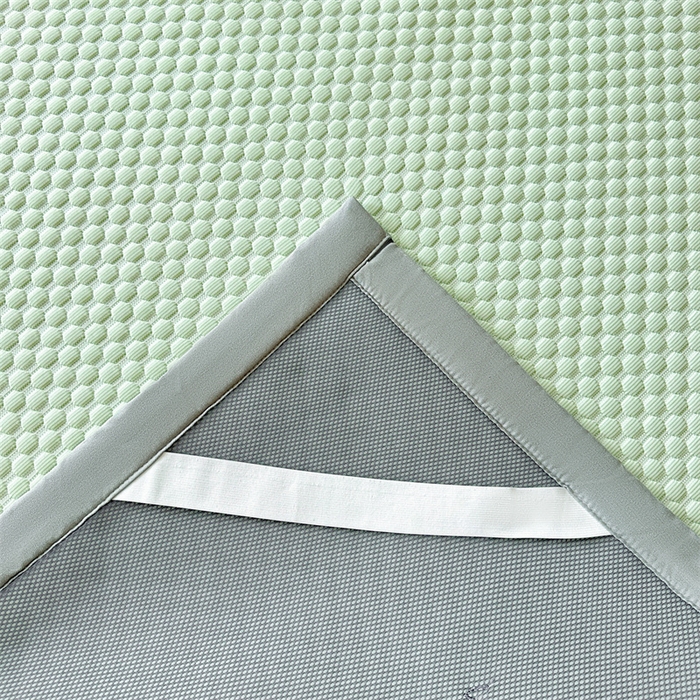 91家纺网 家纺一手货源 找家纺 笙意家纺 2025新款A类豆豆凉感软席席子凉席-赫拉 赫拉-薄荷绿