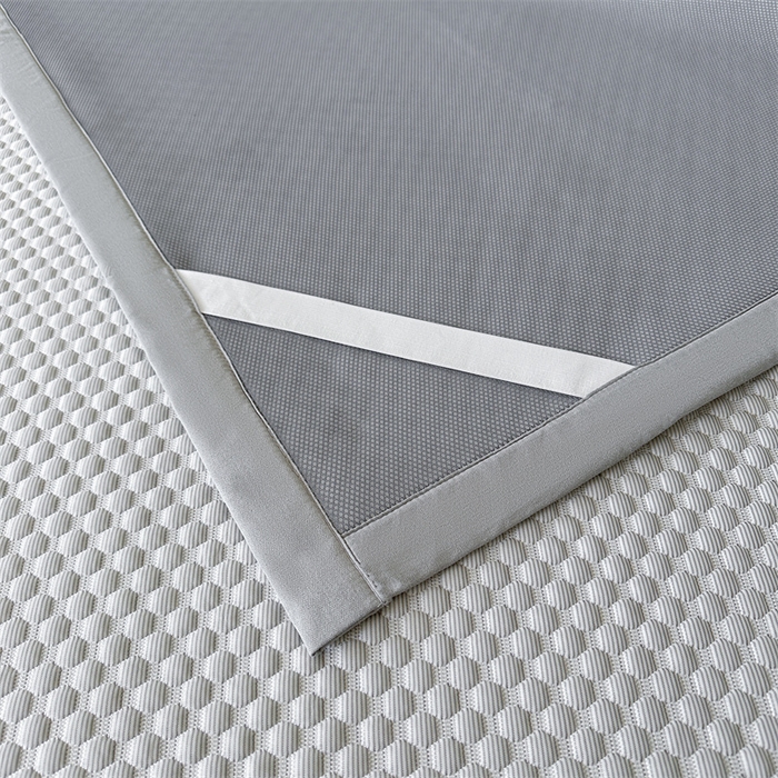 91家纺网 家纺一手货源 找家纺 笙意家纺 2025新款A类豆豆凉感软席席子凉席-夏至 夏至-淡雅灰