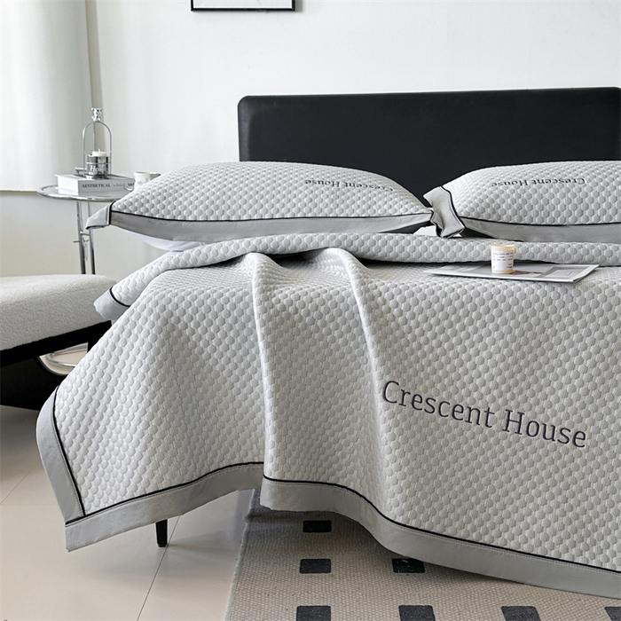 91家纺网 家纺一手货源 找家纺 笙意家纺 2025新款A类豆豆凉感软席席子凉席-夏至 夏至-淡雅灰