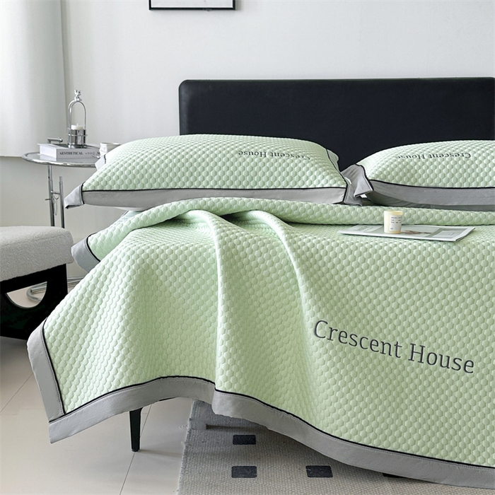 91家纺网 家纺一手货源 找家纺 笙意家纺 2025新款A类豆豆凉感软席席子凉席-夏至 夏至-薄荷绿