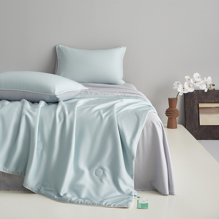 91家纺网 家纺一手货源 找家纺 （总）沐白家居 2025新款竹纤维+莱塞尔夏被四件套