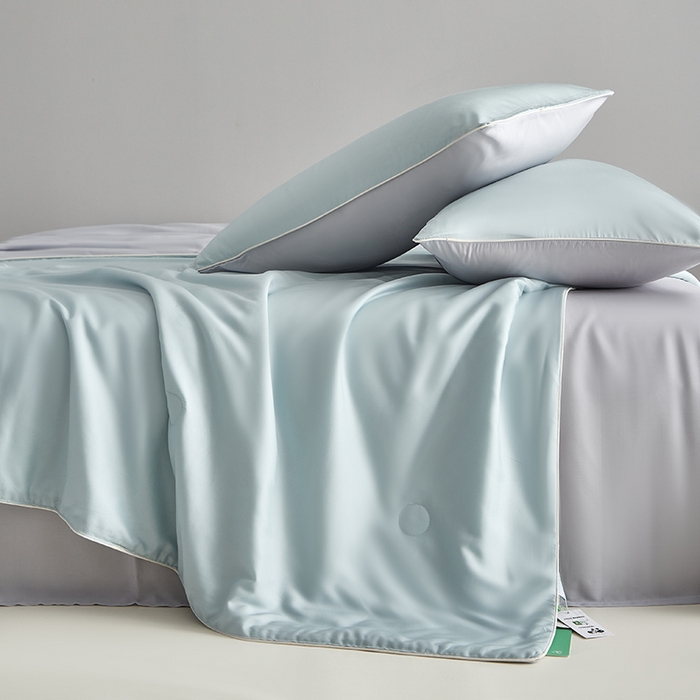 91家纺网 家纺一手货源 找家纺 （总）沐白家居 2025新款竹纤维+莱塞尔夏被四件套