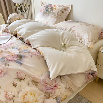 91家纺网 家纺一手货源 找家纺 （总）芃成家纺 2025新款A类莱赛尔天丝棉四件套