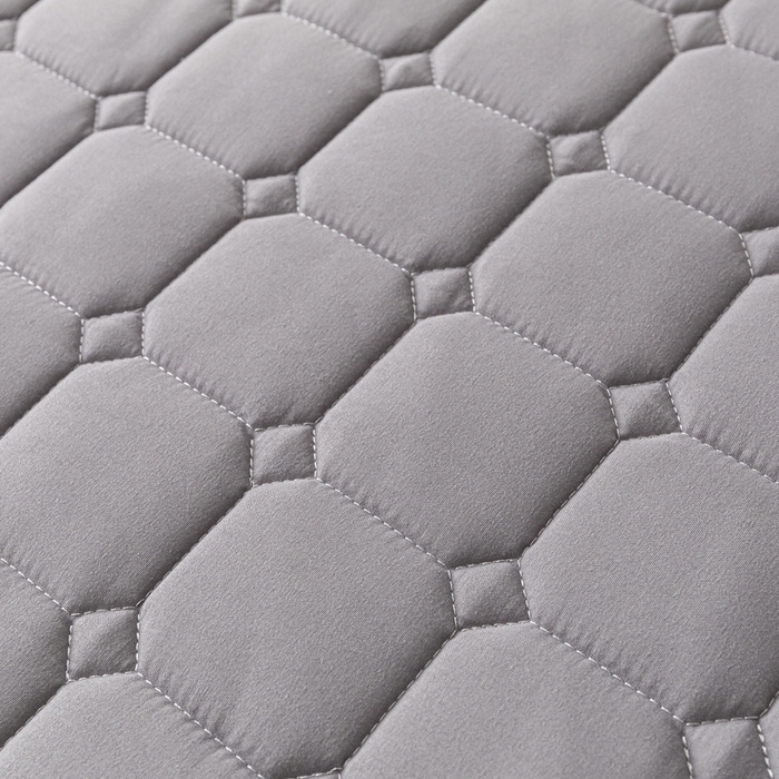 91家纺网 家纺一手货源 找家纺 欧邦 2025春夏新款四季款无印风纯色水洗棉床褥榻榻米床垫 床垫-中灰