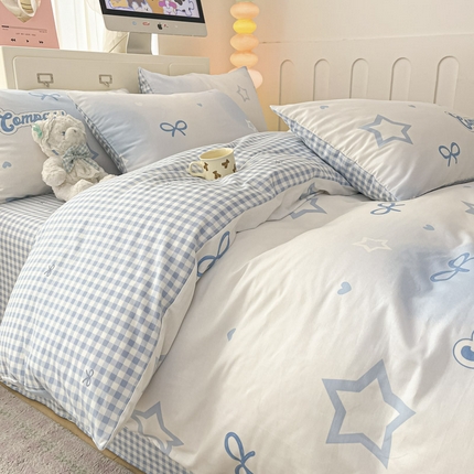 晨希家居 2025新款全棉卡通活性印花四件套-梦境