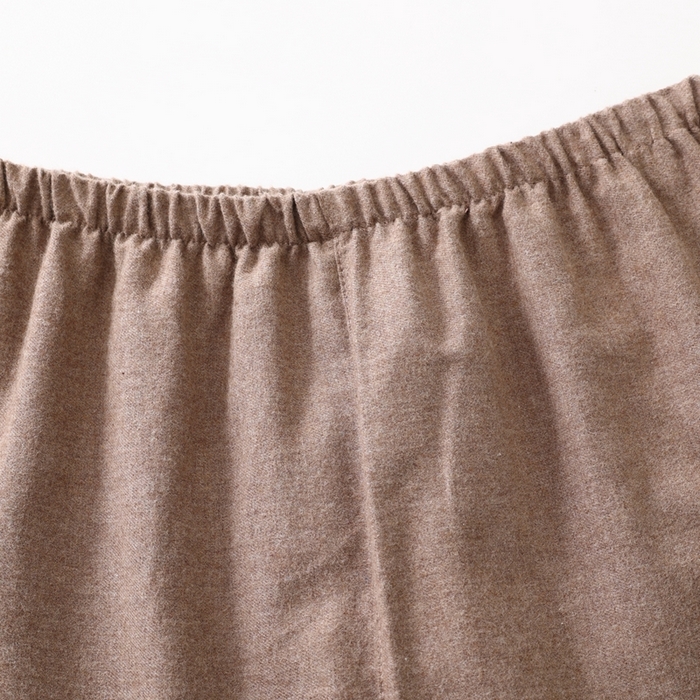 91家纺网 家纺一手货源 找家纺 伊嫚家居 2025新款无印日式双股全棉法兰绒家居服良品睡衣女纯棉直播秋冬款情侣睡衣 纯棕色女