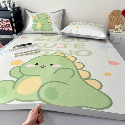 91家纺网 家纺一手货源 找家纺 （总）倾慕家纺 新款800D数码大版冰丝凉席