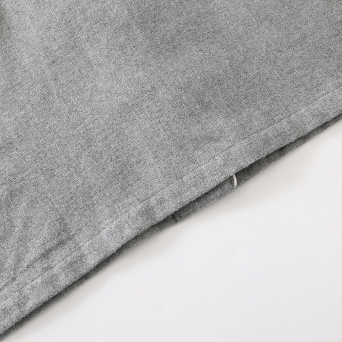 91家纺网 家纺一手货源 找家纺 伊嫚家居 2025新款无印日式双股全棉法兰绒家居服良品睡衣女纯棉直播秋冬款情侣睡衣 纯麻灰女