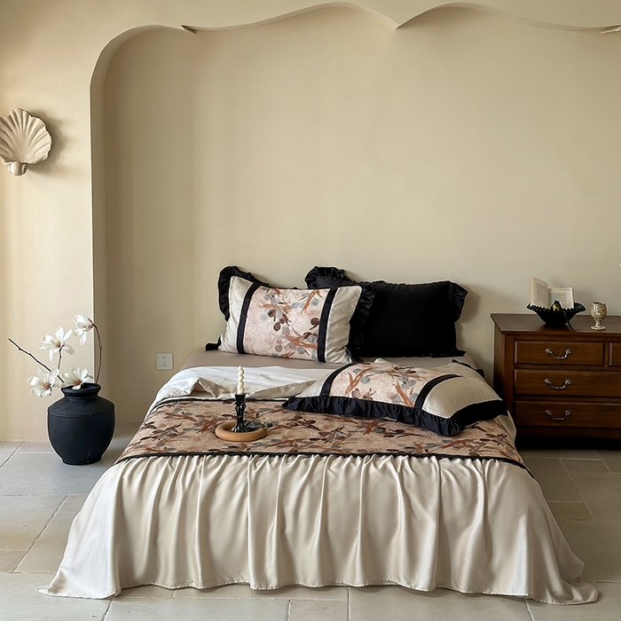 91家纺网 家纺一手货源 找家纺 （总）黛舒家居 2025新款60支天丝夏被四件套-水墨江南