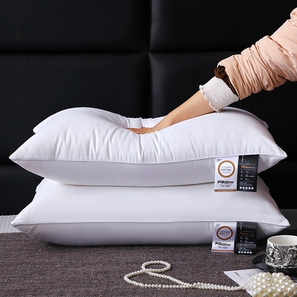 91家纺网 家纺一手货源 找家纺 （总）糖果枕芯2025新款全棉酒店枕芯柔软护颈单边枕头枕芯48*74cm