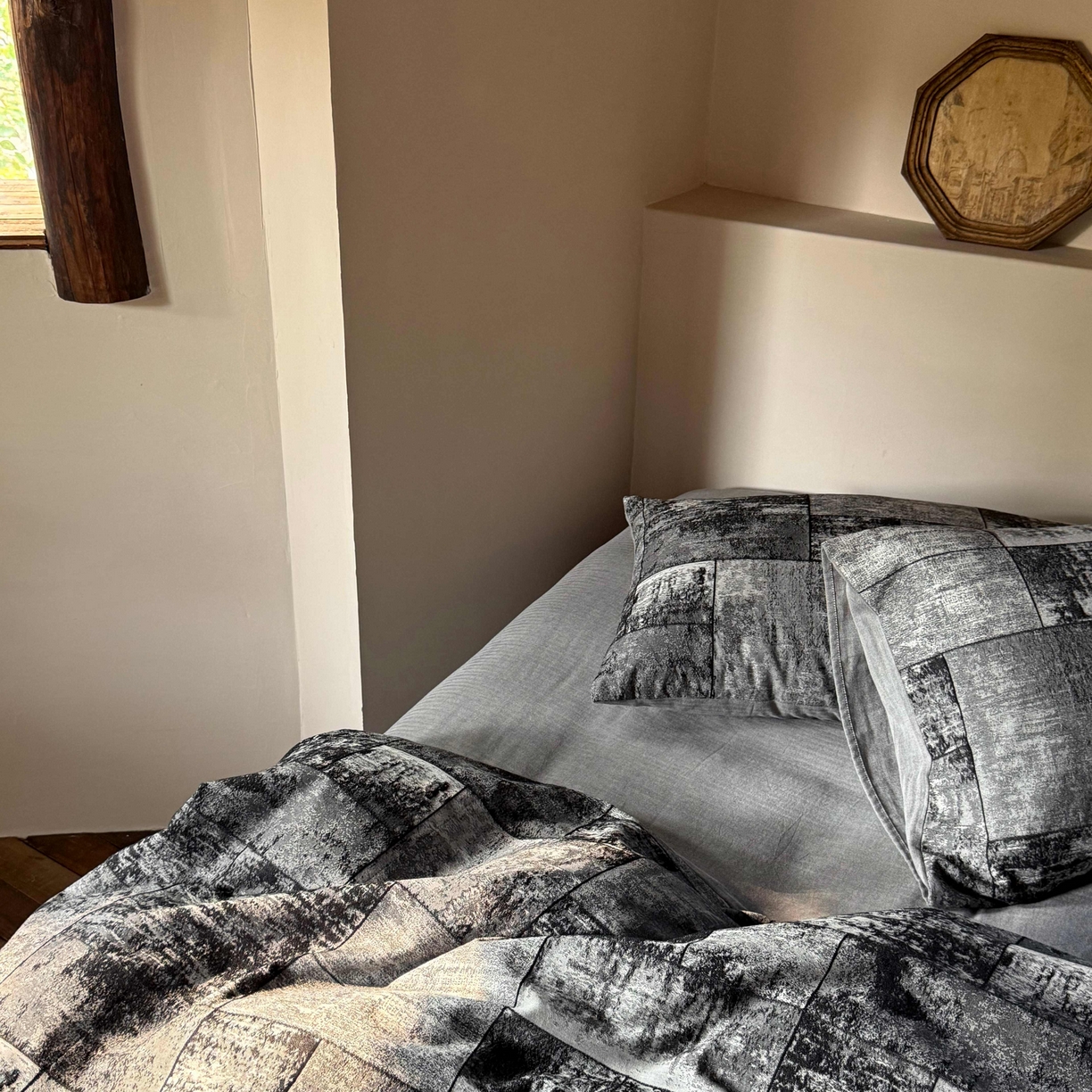 91家纺网 家纺一手货源 找家纺 （总）云上 2025全棉色织大提花床品·侘寂空间  