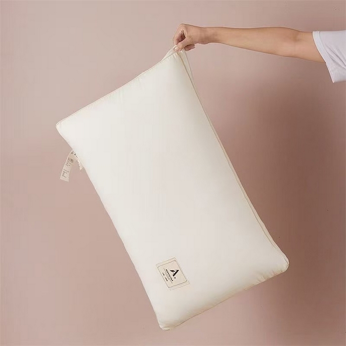 91家纺网 家纺一手货源 找家纺 （总）幸运草 2025新款日式原棉超柔枕芯 压不扁慢回弹酒店枕头