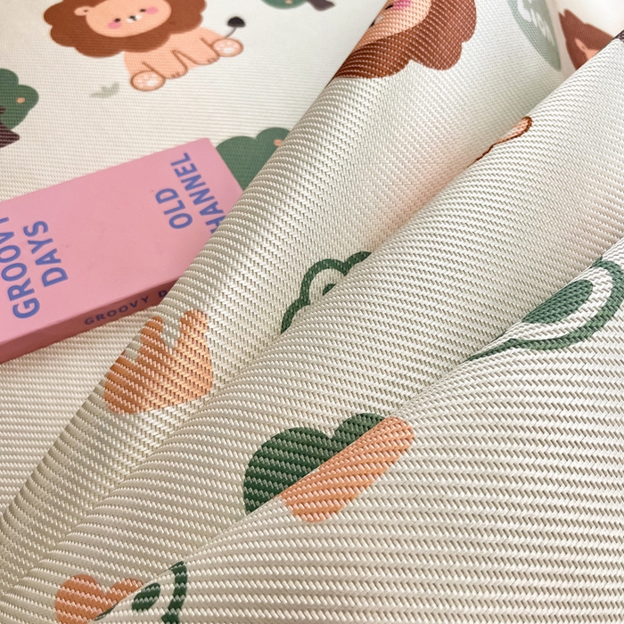 91家纺网 家纺一手货源 找家纺 典曼家纺 2025新款600D数码印花冰藤席席子凉席-床席款 狮子王