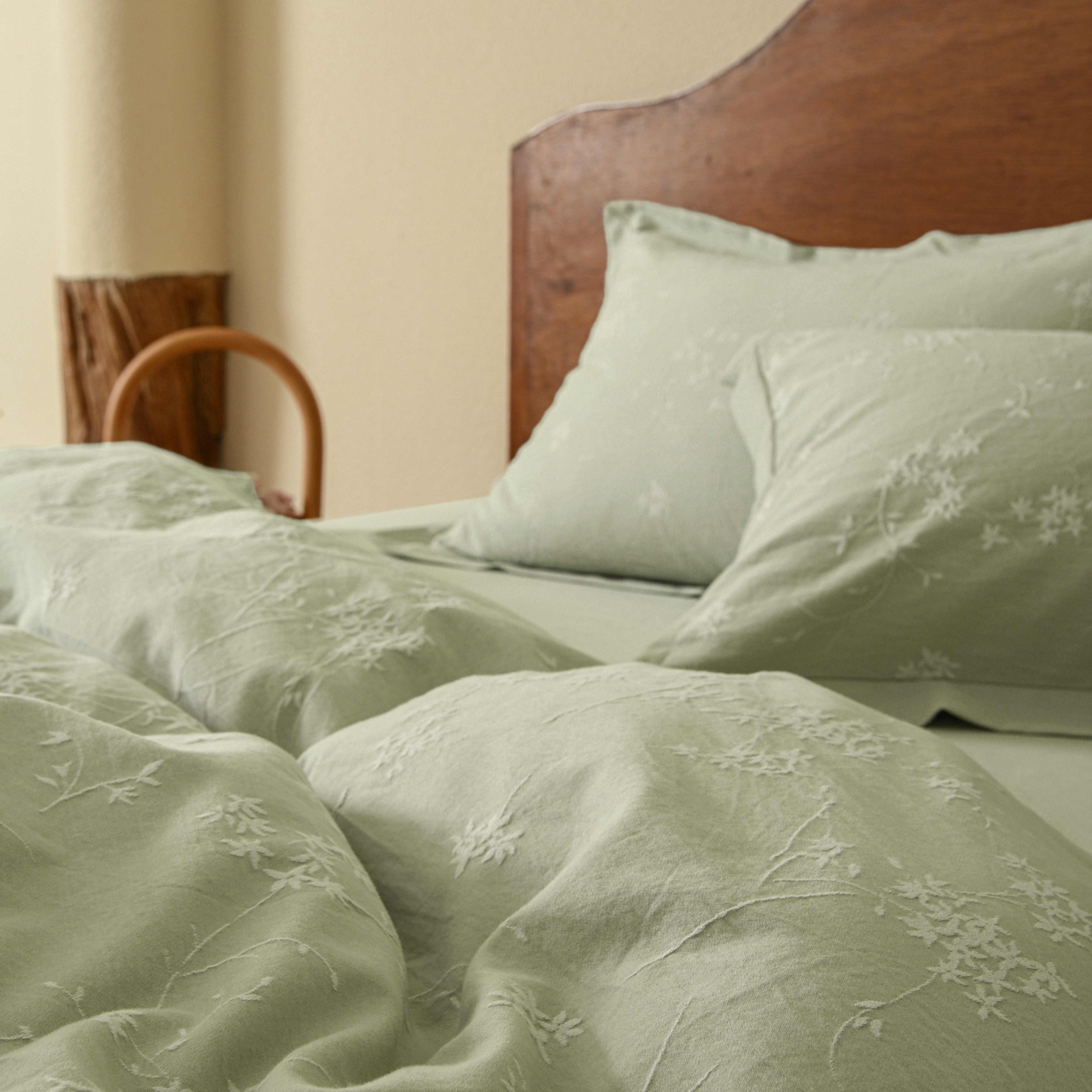 91家纺网 家纺一手货源 找家纺 （总）云上 2025全棉提花床品系列·风铃