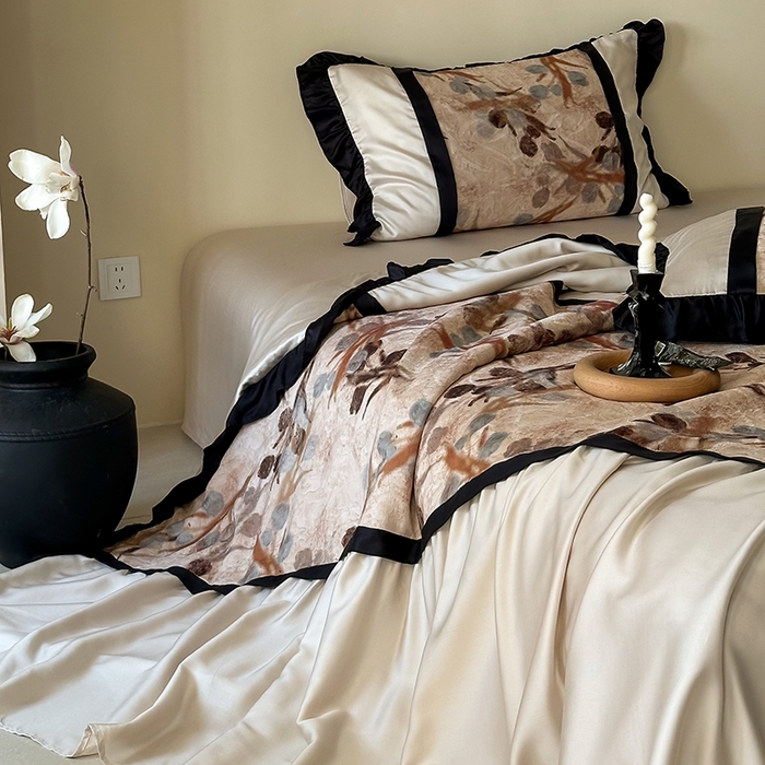 91家纺网 家纺一手货源 找家纺 （总）黛舒家居 2025新款60支天丝夏被四件套-水墨江南