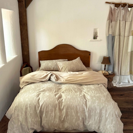 91家纺网 家纺一手货源 找家纺 （总）云上 2025全棉色织大提花床品·侘寂潮汐  