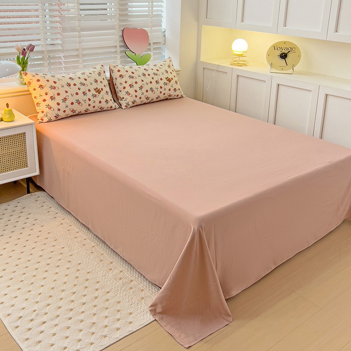 91家纺网 家纺一手货源 找家纺 王朝国际 2025新款直播热款有氧提花有氧双层纱碎花单被套 漫花