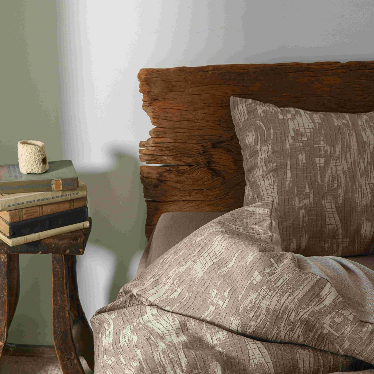 91家纺网 家纺一手货源 找家纺 （总）云上 2025全棉色织大提花床品·侘寂潮汐  