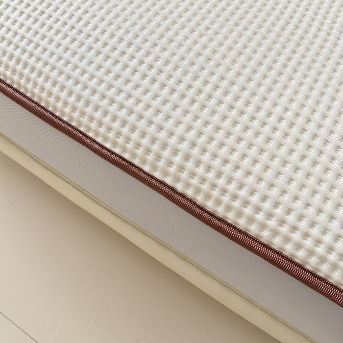 91家纺网 家纺一手货源 找家纺 炫拼  2025新款A类凉豆豆华夫格卡通绣花床笠款三件套 快乐的卡皮