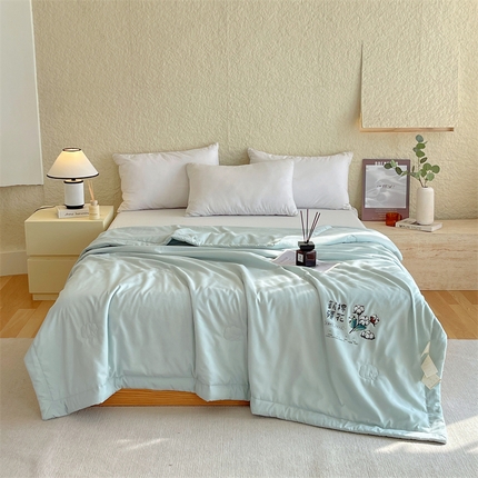 91家纺网 家纺一手货源 找家纺 2025新款新疆棉花夏被A类夏被直播爆款夏凉被可机洗薄被子空调被芯