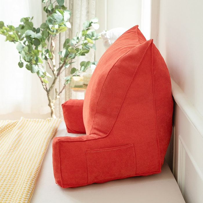 91家纺网 家纺一手货源 找家纺 一兰家纺 2025新款单人床头靠垫护腰靠背靠枕大抱枕抱抱靠 抱抱靠-桃粉沙