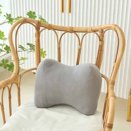 91家纺网 家纺一手货源 找家纺 （总）囍莱家纺 2025新款立体蝴蝶结灯芯绒靠枕