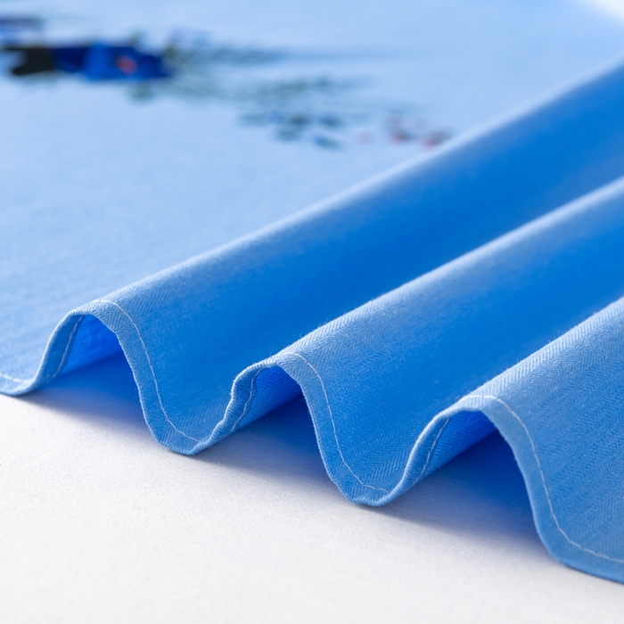 91家纺网 家纺一手货源 找家纺 居美良品 2025新款国民老上海床单 经典牡丹-蓝色