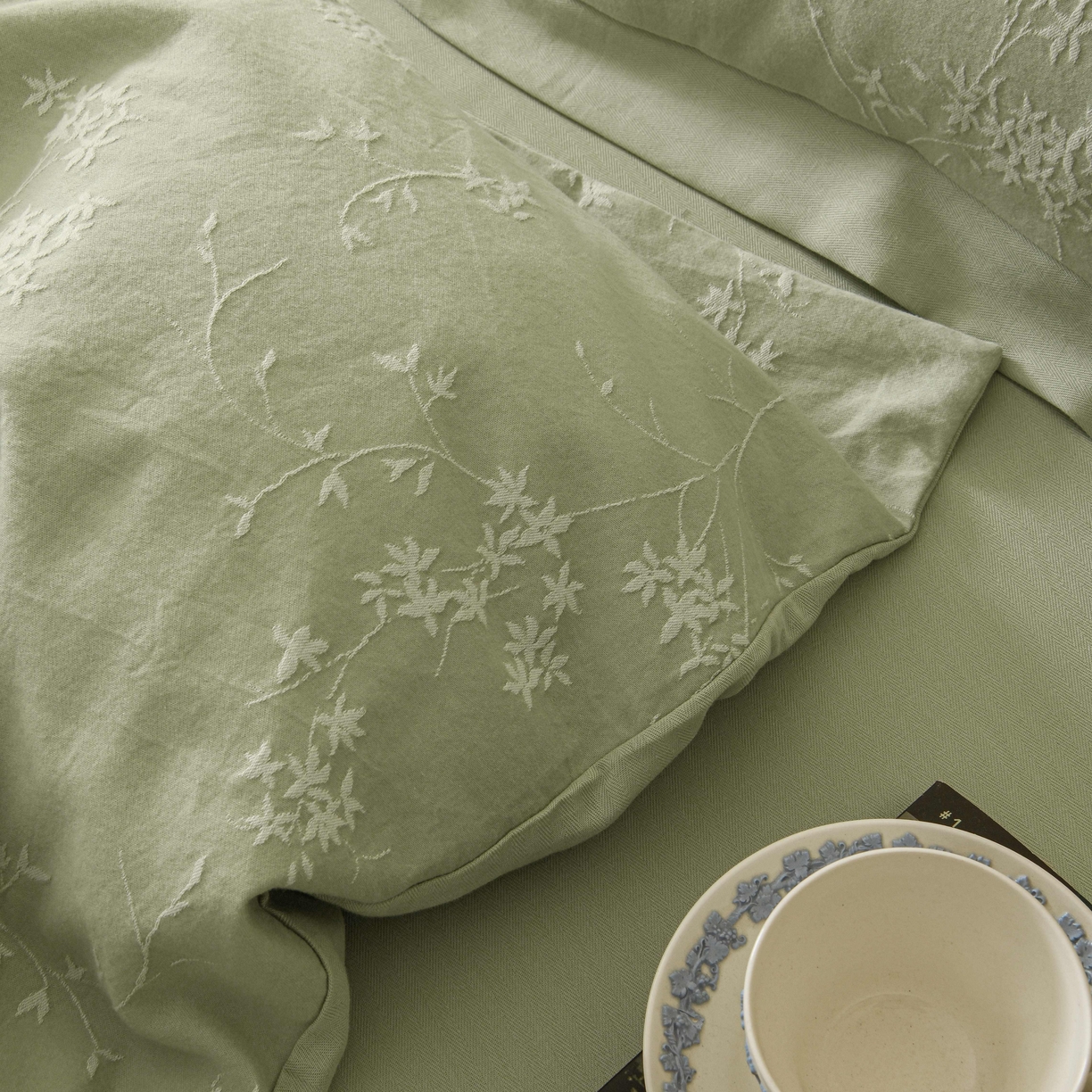 91家纺网 家纺一手货源 找家纺 （总）云上 2025全棉提花床品系列·风铃