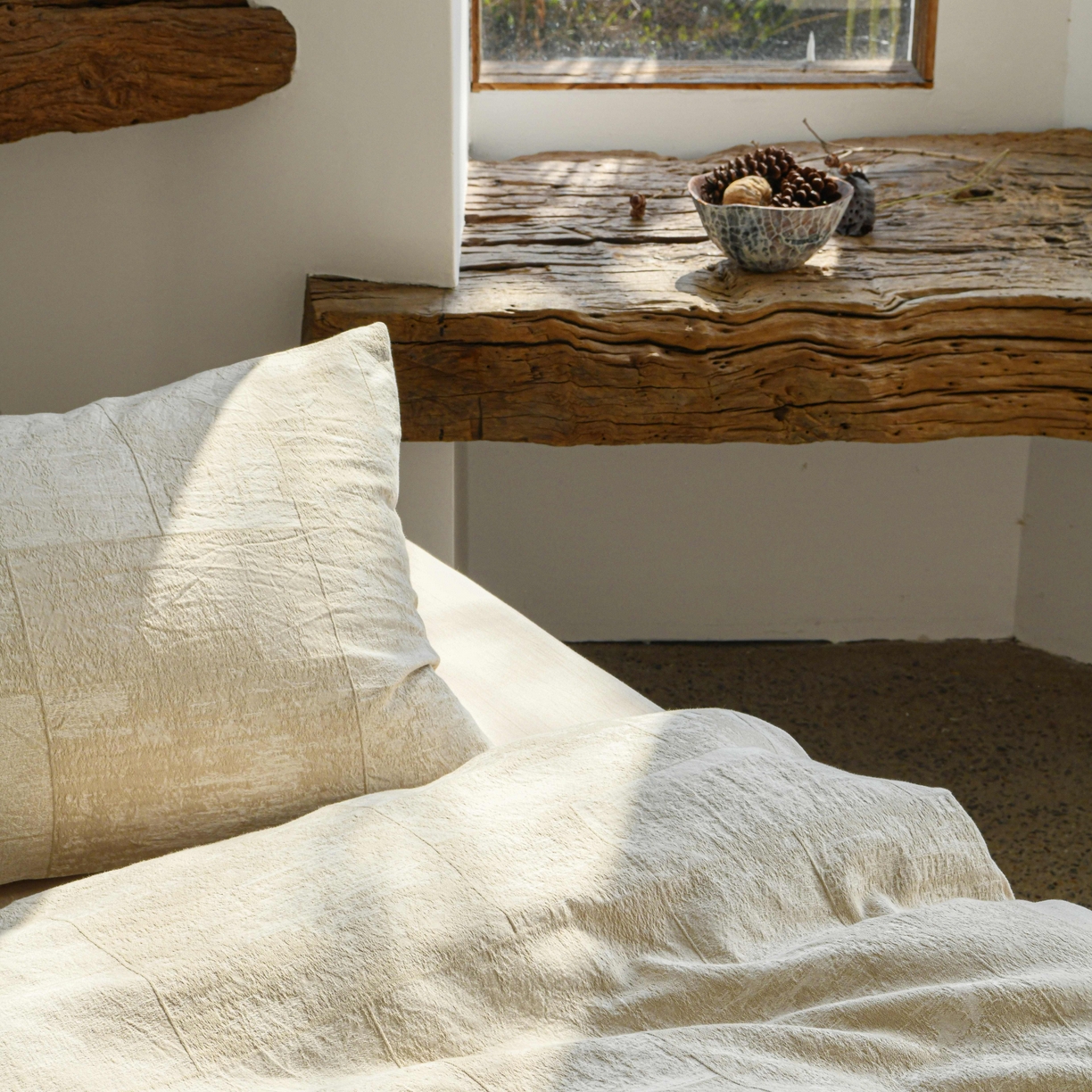 91家纺网 家纺一手货源 找家纺 云上 2025全棉色织大提花床品·侘寂空间   空间-米