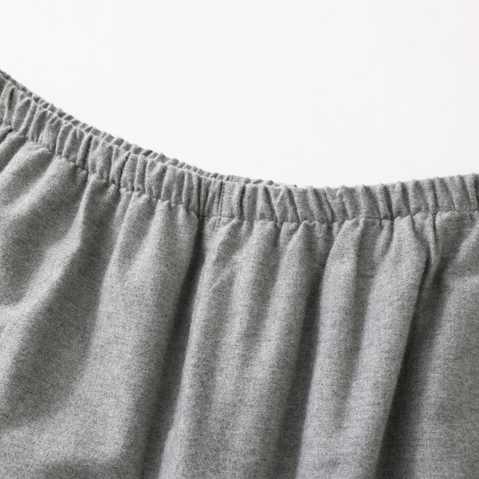 91家纺网 家纺一手货源 找家纺 伊嫚家居 2025新款无印日式双股全棉法兰绒家居服良品睡衣女纯棉直播秋冬款情侣睡衣 纯麻灰女